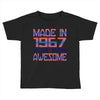 made in 1967 50 years of being awesome Toddler T-shirt