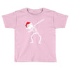 skeleton dabbing christmas Toddler T-shirt