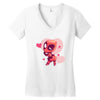 KISS ME PLEASE Women's V-Neck T-Shirt