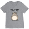 i am in love with cats V-Neck Tee