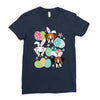 easter boxer Ladies Fitted T-Shirt