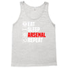 eat sleep arsenal Tank Top