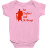 for england and st Baby Onesie
