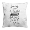 Silence (f94) Throw Pillow
