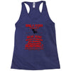 zebra animals lover Racerback Tank