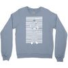 banksy prisoner barcode Crewneck Sweatshirt
