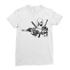 deadpool 4 Ladies Fitted T-Shirt