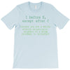 i before e grammar rule T-Shirt