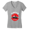 Tokyo City Women's V-Neck T-Shirt
