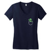 Alien Pocket Women's V-Neck T-Shirt