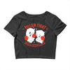 pillow fight, featherweight division Crop Top
