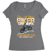 I'm A Nice Biker Grandpa So If I'm An Asshole To You You Need To Ask Y Women's Triblend Scoop T-shirt