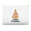pizza lover's food pyramid Accessory Pouches