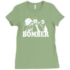 bomber film  fun Ladies Fitted T-Shirt