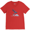 dolphin rider V-Neck Tee