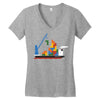 russian cargo Women's V-Neck T-Shirt