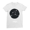 Virgo Zodiac Sign Minimal Design Ladies Fitted T-Shirt