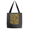 young wild and free Tote Bags