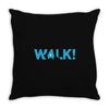 walk Throw Pillow