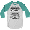 Dear Auntie, Thanks For Being My Aunt 3/4 Sleeve Shirt