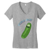 pickle rick Women's V-Neck T-Shirt