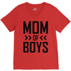 mom of boys V-Neck Tee