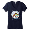 my boxers are my babies Women's V-Neck T-Shirt
