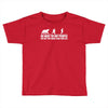 be nice to fat people bear chase funny pub joke Toddler T-shirt