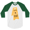 the floor is lava 3/4 Sleeve Shirt