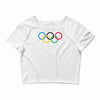 olympic rings Crop Top