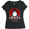 My Neighbor Totoro Women's Triblend Scoop T-shirt