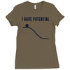 i have potential energy Ladies Fitted T-Shirt