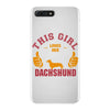 This Girl Loves Her Dachshund iPhone 7 Plus Case