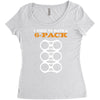 men's i used to have a 6 pack funny beer gut Women's Triblend Scoop T-shirt
