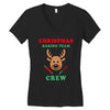 christmas baking team crew rudolph Women's V-Neck T-Shirt