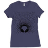 headphones Ladies Fitted T-Shirt