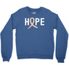 Hope Uterine Cancer Awareness Crewneck Sweatshirt