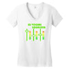 dj volume,funny Women's V-Neck T-Shirt