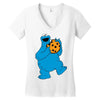 Cookie Monster Women's V-Neck T-Shirt