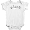 chess heartbeat Baby Bodysuit