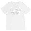 my wife rocks V-Neck Tee