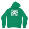 space alien qr code Unisex Hoodie