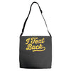 i text back Adjustable Strap Totes