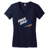 swan dive Women's V-Neck T-Shirt