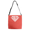 super dad diamond superhero Adjustable Strap Totes