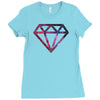 Galaxy diamond Ladies Fitted T-Shirt