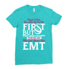 Maybe I Was Too Late To Be His First But Right Now I'm Happy To Be His Ladies Fitted T-Shirt
