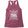 vintage made in 1986 perfectly aged a living legend Racerback Tank
