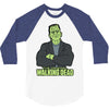 old school zombie 3/4 Sleeve Shirt