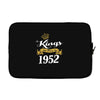 kings are born in 1952 Laptop sleeve